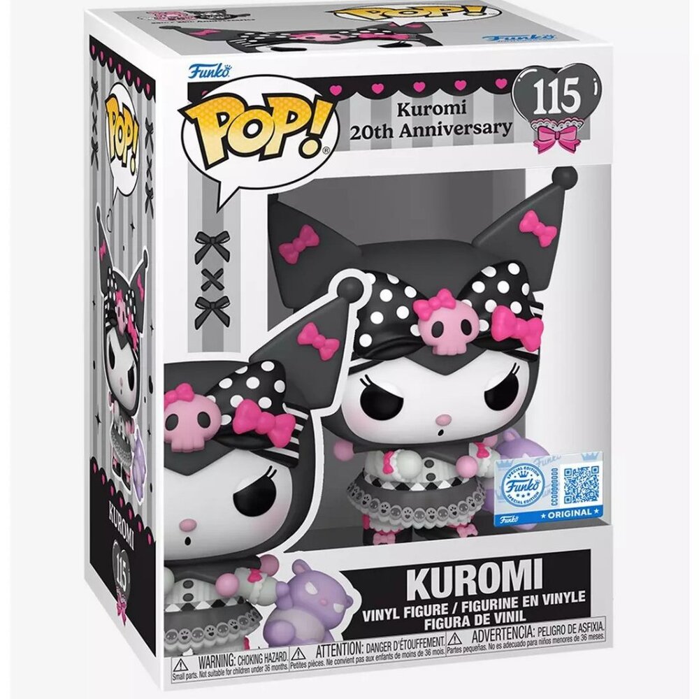 Funko Pop! #115 - Kuromi /w Baku 20th Anniversary - NEW - FREE VARIANT PROTECTOR